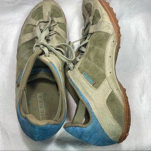 Diesel Mens Hunter Sneakers Green Blue 